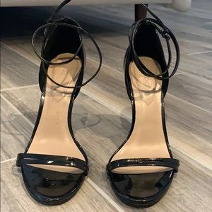 Aldo black patent heels